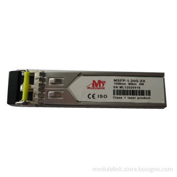 1.25G SFP optic module 1310Nm dual fiber, supports 40km transmission by industry range